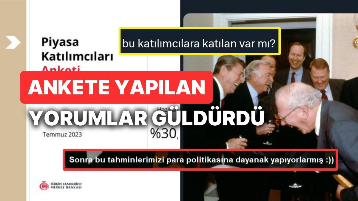 Merkez Bankası Anketinde Enflasyon Beklentisine Toplumsal Medyada Yorumlar Güldürdü