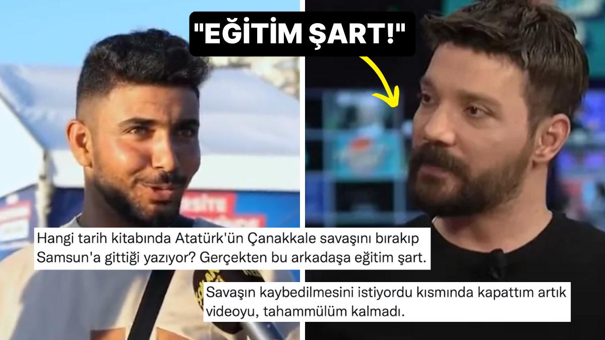 Oğuzhan Uğur, Atatürk İçin "O Adamın Türkiye İçin Hiçbir Şey Yaptığına İnanmıyorum" Diyen Gence Reaksiyon Gösterdi