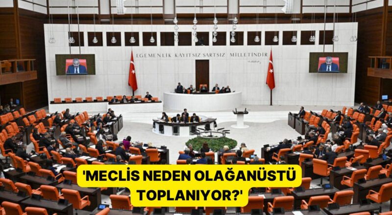 Reaksiyonlar Sonuç Verdi: TBMM'den İnanılmaz Toplantı Kararı