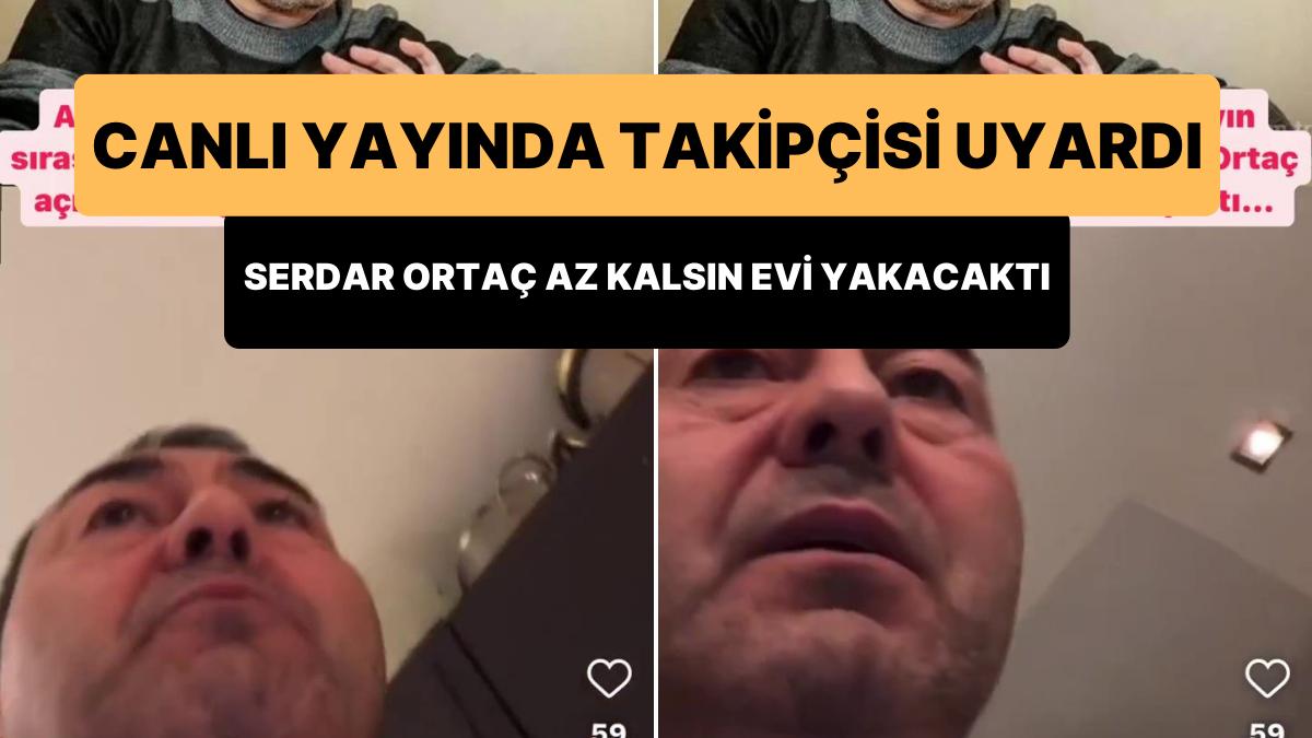 Serdar Ortaç Az Kalsın Meskeni Yakacaktı: Canlı Yayın Sırasında Takipçisinin Uyarısı ile Büyük Bir Kaza Atlattı