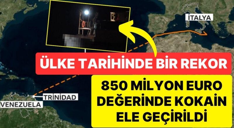 Sicilya Açıklarında 5.3 Ton Kokain Ele Geçirildi: Geminin Varış Noktasının Türkiye Olduğu Tez Edildi