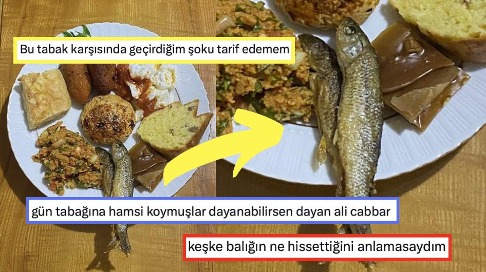 Toplumsal Medyada Gün Tabağına Hamsi Koyan Bir Kullanıcı Akıllara Ziyan Tabağıyla Herkesin Lisanına Düştü! Toplumsal Medyada Gün Tabağına Hamsi Koyan Bir Kullanıcı Akıllara Ziyan Tabağıyla Herkesin Lisanına Düştü!