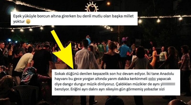 Yaz Gelince Konutunda Huzurla Oturanlara Rahat Vermeyen Sokak Düğünlerine Vatandaş Açtı Ağzını Yumdu Gözünü!