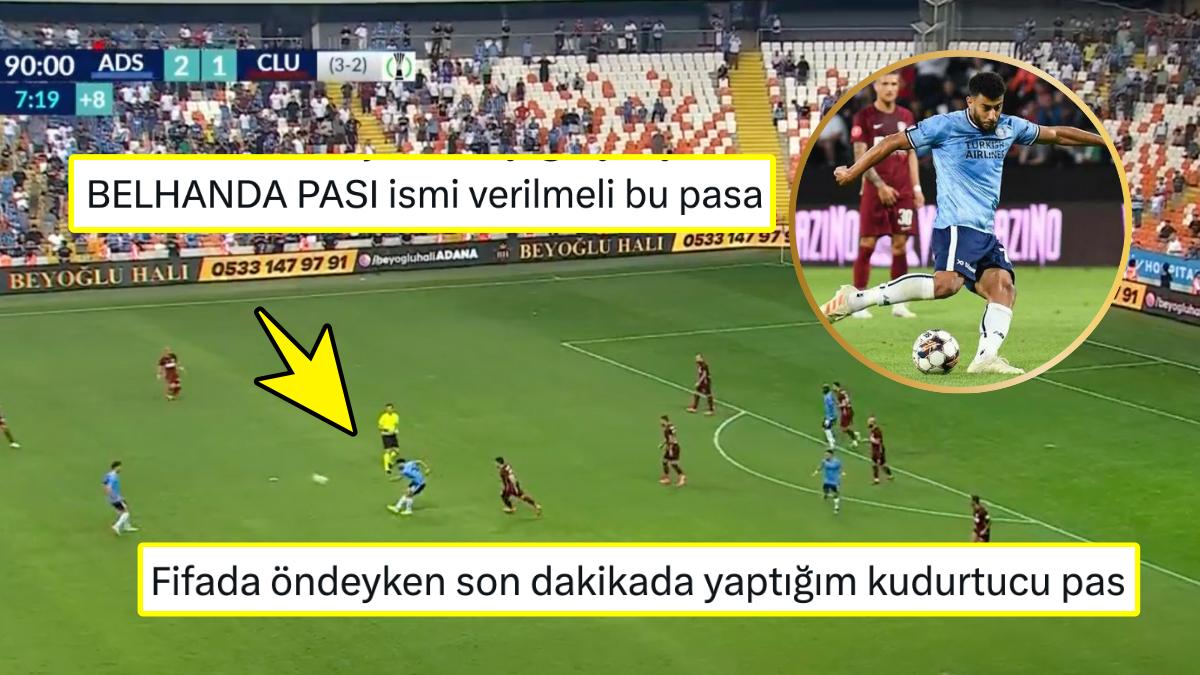 90+8'de Oyunu Soğutmak İçin Kimsenin Aklına Gelmeyeni Yapan Belhanda'nın Geri Pası Görenleri Şaşkına Çevirdi 90+8'de Oyunu Soğutmak İçin Kimsenin Aklına Gelmeyeni Yapan Belhanda'nın Geri Pası Görenleri Şaşkına Çevirdi