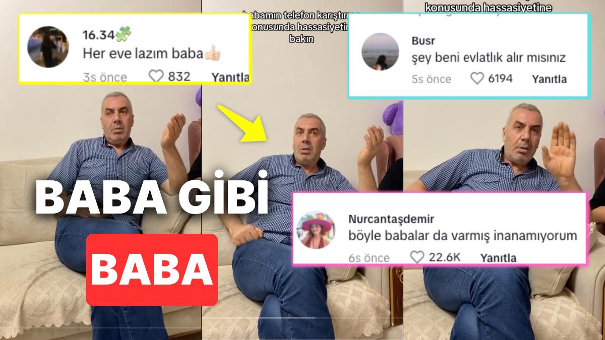 Annesi Kızının Telefonunu Karıştırınca 'Özeli Var' Diyerek Karşı Çıkan Babanın Reaksiyonu Duygulandırdı