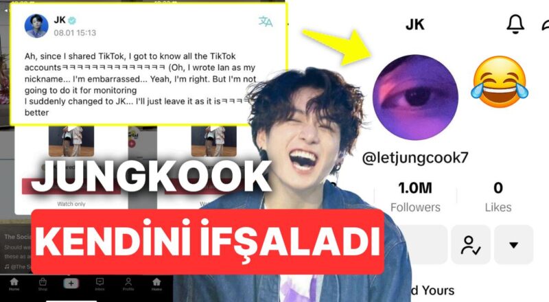 BTS Üyesi Jungkook Kazara TikTok Hesabını İfşa Edince ARMY'nin Lisanına Düştü!