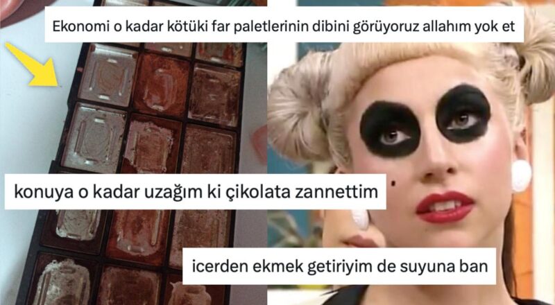 Bunu da Gördük! Yalnızca 2 Yılda Bitirdiği Far Paletini Paylaşan Bireye Gelen Birbirinden Saçma Reaksiyonlar