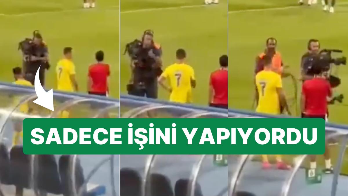 Cristiano Ronaldo, Gol Atamadığı Maçın Akabinde Hududunu Kameramandan Çıkardı