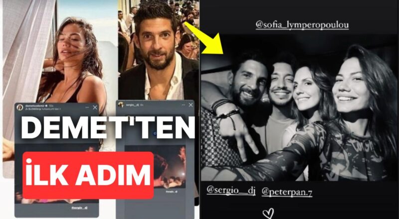 Demet Özdemir'in Yunan Sevgilisi DJ Sergio'yla Birinci Aşk Pozu Çok Konuşuldu
