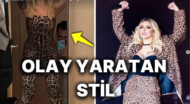Hadise Baştan Aşağı Leoparlı Tarzıyla Hepimizi Bir Ölçü Afallattı!