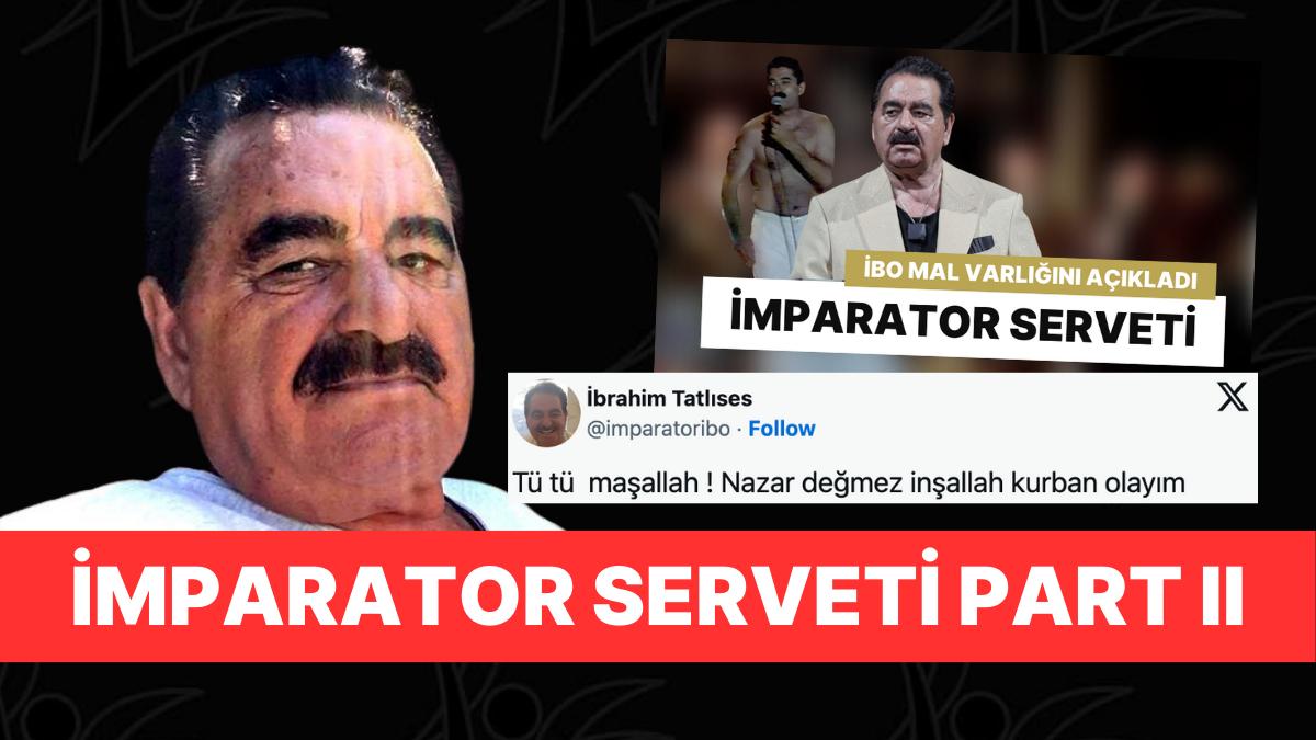 İbrahim Tatlıses'ten Ferdî Servetiyle İlgili Yeni Açıklama: "Tü Tü Maşallah!" İbrahim Tatlıses'ten Ferdî Servetiyle İlgili Yeni Açıklama: "Tü Tü Maşallah!"