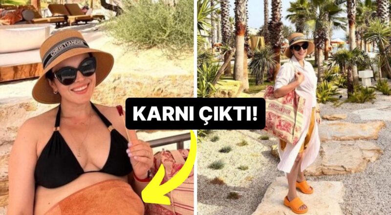 "Karnın Dümdüz" Diyenler Rahat Bir Nefes Alabilir: Ezgi Mola Karnı Burnunda Fotoğraflarını Paylaştı!