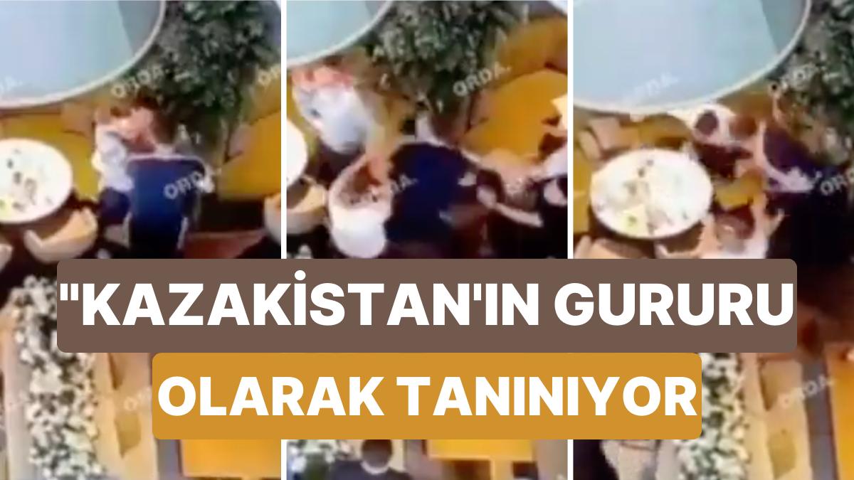 Kazakistan'ın Eski Boks Şampiyonu Beibut Şumenov Bir Restoranda Kucağında Çocuğu Olan Bir Adamı Darp Etti Kazakistan'ın Eski Boks Şampiyonu Beibut Şumenov Bir Restoranda Kucağında Çocuğu Olan Bir Adamı Darp Etti