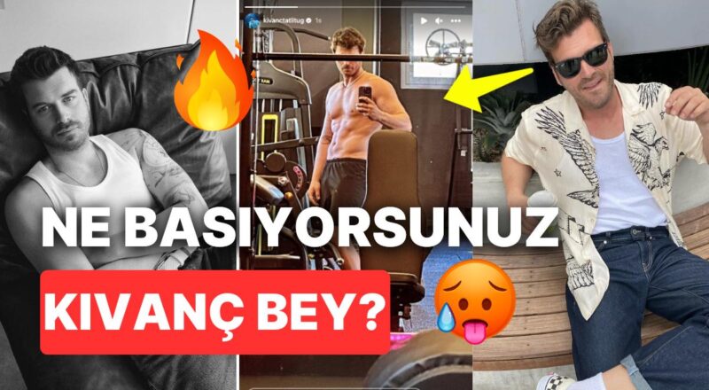 Kıvanç Tatlıtuğ'un Spor Salonundaki Üstsüz Pozu Bu Sıcakta Ateşinizi Çıkartacak