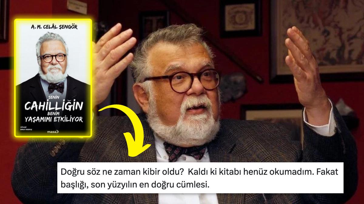 Konu Tekrar Cahillere! Celal Şengör'ün Yeni Kitabının İsmi Toplumsal Medyada Fikir Ayrılığı Yarattı Konu Tekrar Cahillere! Celal Şengör'ün Yeni Kitabının İsmi Toplumsal Medyada Fikir Ayrılığı Yarattı