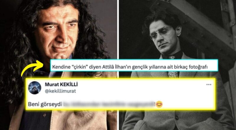 Murat Kekilli Kendine Yakışıksız Diyen Attila İlhan'ın Gençlik Fotoğraflarını Görünce 'Buruk' Yanıtıyla Güldürdü