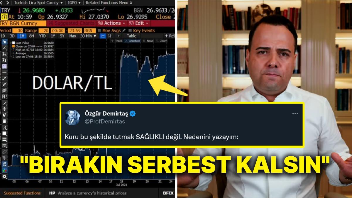 Özgür Demirtaş, Dolar İçin 'Lütfen Özgür Bırakın' Dedi: Gelen Yorumlar Çok Çeşitli Oldu