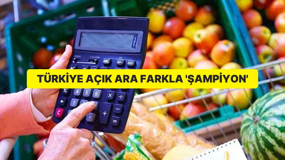 Türkiye Besin Enflasyonunda Açık Orta Farkla ‘Şampiyon’ Oldu Türkiye Besin Enflasyonunda Açık Orta Farkla ‘Şampiyon’ Oldu