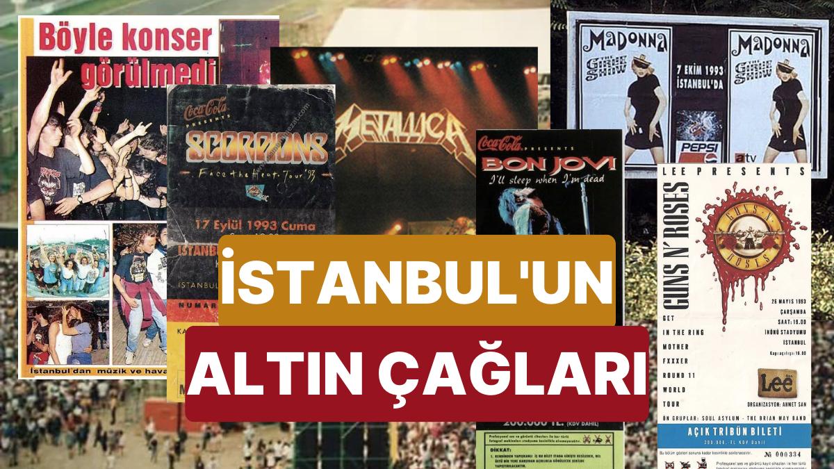 1993 Yılında İstanbul'da Konser Vermeye Gelen Dünyaca Ünlü Sanatkarlar Size Derin Bir İç Çektirecek 1993 Yılında İstanbul'da Konser Vermeye Gelen Dünyaca Ünlü Sanatkarlar Size Derin Bir İç Çektirecek