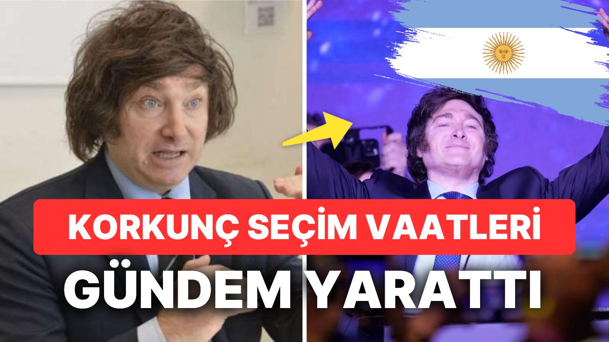 Arjantinli Çok Sağcı Javier Milei Reaksiyon Çeken Seçim Vaatleriyle Tüyleri Diken Diken Etti Arjantinli Çok Sağcı Javier Milei Reaksiyon Çeken Seçim Vaatleriyle Tüyleri Diken Diken Etti