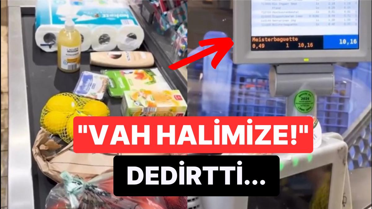 Bizi Kıskanan Almanya'da 21 Euro'ya Yapılan Market Alışverişini Görünce Bir Kere Daha Hayatı Sorgulayacaksınız