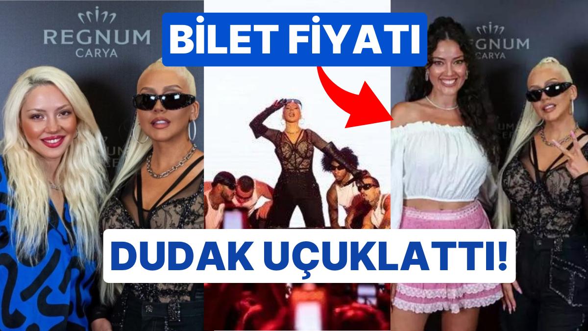 Dünyaca Ünlü Müzikçi Christina Aguilera Antalya'da Konser Verdi, Ünlü İsimler Akın Etti Dünyaca Ünlü Müzikçi Christina Aguilera Antalya'da Konser Verdi, Ünlü İsimler Akın Etti