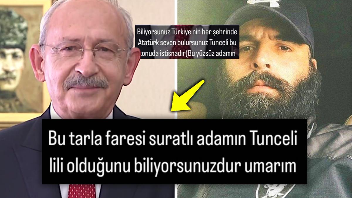 Mehmet Akif Alakurt, Kemal Kılıçdaroğlu ve Tunceli'ye Yönelik Skandal Paylaşımıyla Tartışma Yarattı! Mehmet Akif Alakurt, Kemal Kılıçdaroğlu ve Tunceli'ye Yönelik Skandal Paylaşımıyla Tartışma Yarattı!