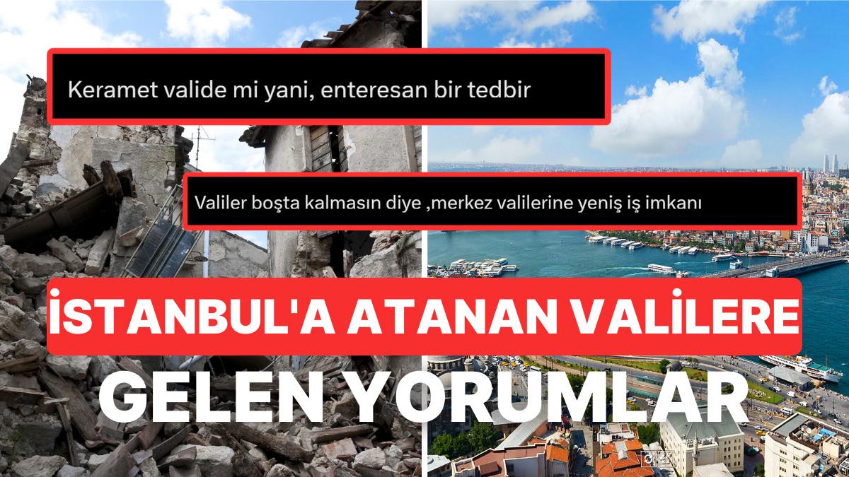 Muhtemel Marmara Zelzelesi Sonrasında Tertibi Sağlamak Üzere Atanan Valilere Gelen Yorumlar Beyin Yaktı Muhtemel Marmara Zelzelesi Sonrasında Tertibi Sağlamak Üzere Atanan Valilere Gelen Yorumlar Beyin Yaktı