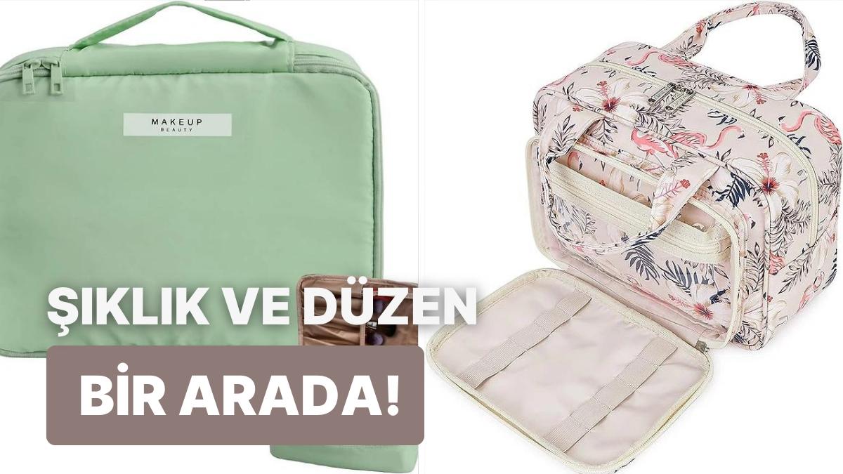 Sizi Adeta Bir Makyaj Ustasıymış Üzere Gösterecek Bölmeli Makyaj Çantaları