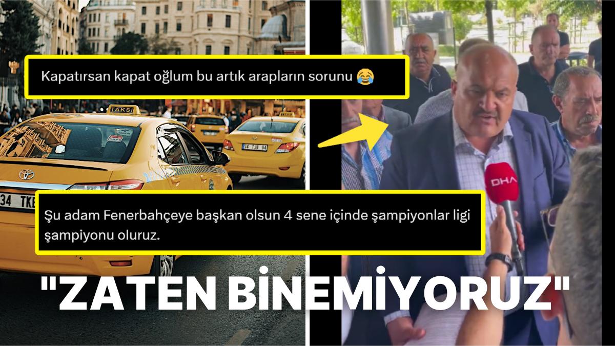 Taksi Artırımlarını Kabul Etmeyen Eyüp Aksu'nun Kontak Kapatma Tehdidine Komik Yansılar: 'Zaten Binemiyoruz'