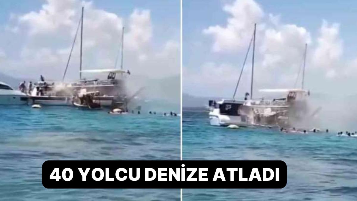 Tıp Teknesinde Yangın: Yolcular Denize Atladı Tıp Teknesinde Yangın: Yolcular Denize Atladı