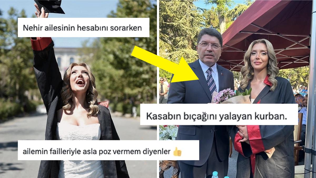 Zelzelede Ailesini Kaybeden Gencin Mezuniyetinde Adalet Bakanıyla Yan Yana Fotoğrafı Linç Sebebi Oldu Zelzelede Ailesini Kaybeden Gencin Mezuniyetinde Adalet Bakanıyla Yan Yana Fotoğrafı Linç Sebebi Oldu