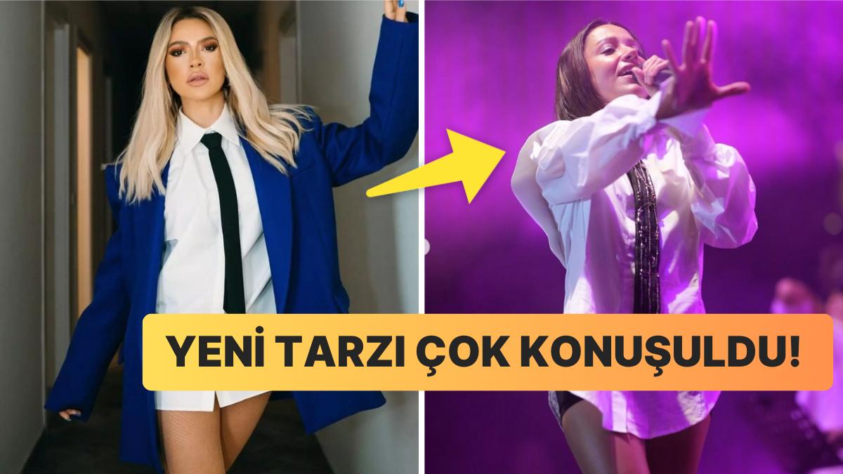 Zeynep Bastık'ın Hadiseye Benzetilen Yeni Sahne Üslubu Çok Konuşuldu!